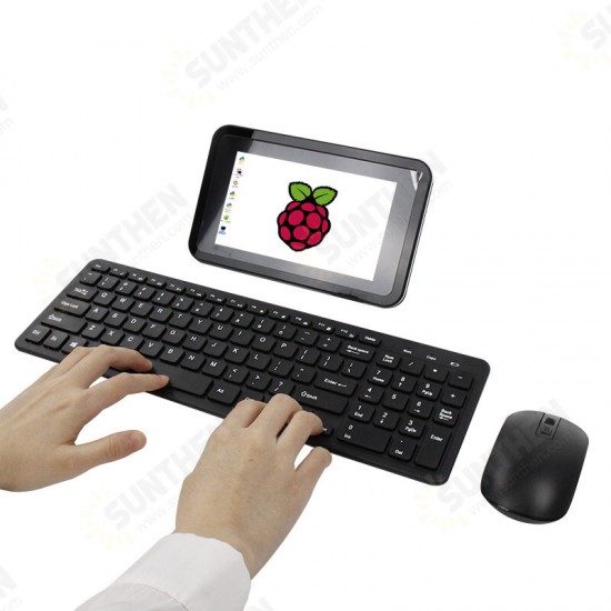 Wireless Keyboard and Mouse Set Compatible with Raspberry Pi and Jetson NANO