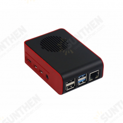 ABS Protective Case with Cooling Fan Version for Raspberry Pi 4B ABS Protective Case with Cooling Fan Version for Raspberry Pi 4B