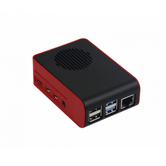 ABS Protective Case with Cooling Fan Version for Raspberry Pi 4B