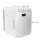 15L Car Home Auto Refrigerator Dual Core Freeze Heating Food Fruit Storage Fridge Cooler for Home Travel Camping DC12-24V/AC220V