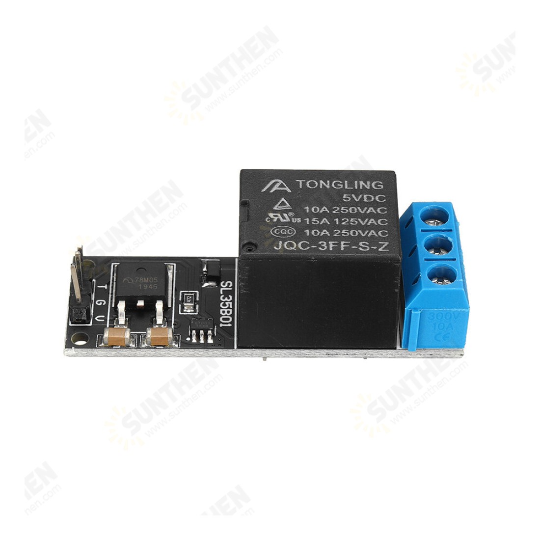 1 Channel 12V Bistable Self-locking Relay Module Button MCU Low-level ...