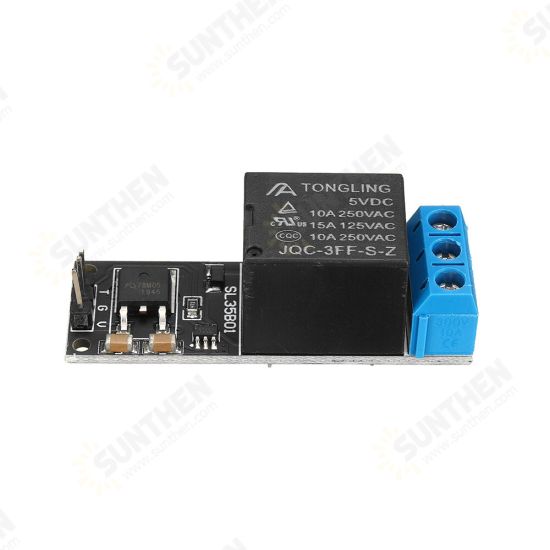 1 Channel 12V Bistable Self-locking Relay Module Button MCU Low-level Control Switch