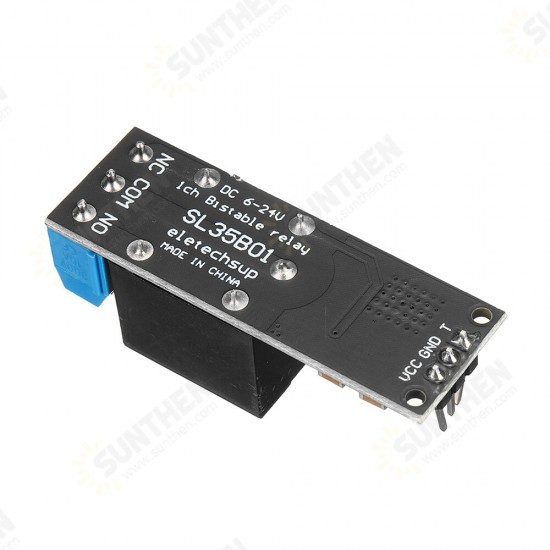 1 Channel 12V Bistable Self-locking Relay Module Button MCU Low-level Control Switch