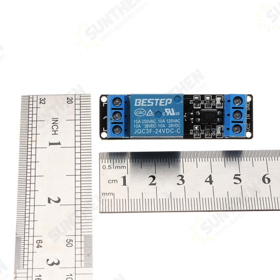 1 Channel 24V Relay Module Optocoupler Isolation With Indicator Input Active Low Level for Arduino - products that work with official Arduino boards