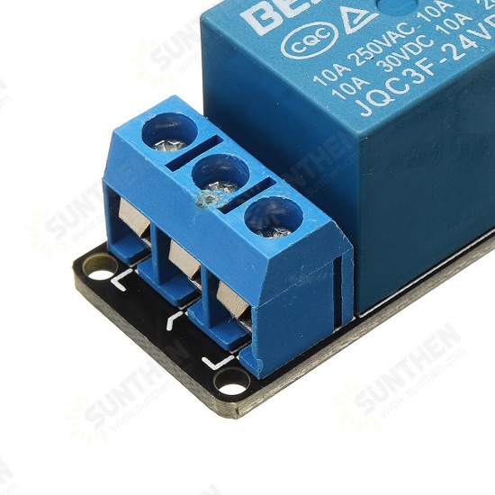 1 Channel 24V Relay Module Optocoupler Isolation With Indicator Input Active Low Level for Arduino - products that work with official Arduino boards