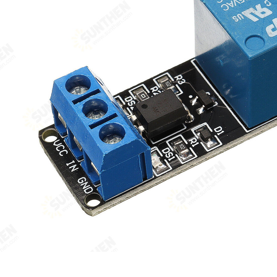 1 Channel 3.3V Low Level Trigger Relay Module Optocoupler Isolation ...