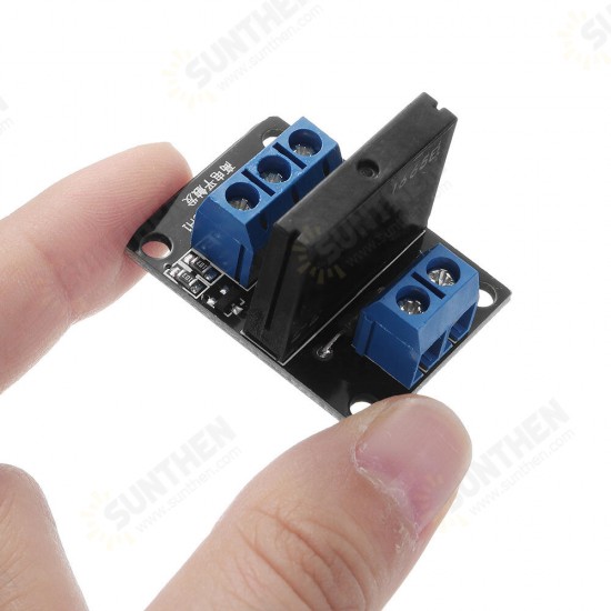 1 Channel DC5V Solid State Relay Module AC240V 2A Low Level Trigger Relay Board Relais Module