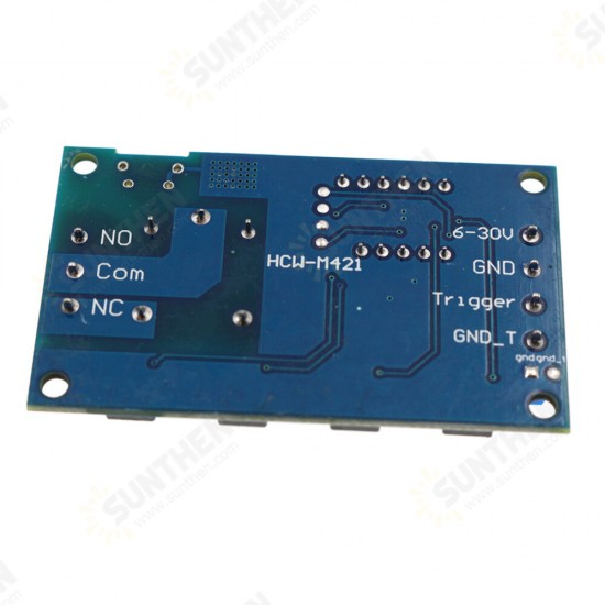 1 Way 6-30V Relay Module On/Off Switch Trigger Time Delay Circuit Timer Cycle Switch Relay