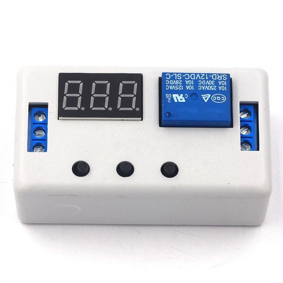 1CH 12V Relay Module with/without Shell Adjustable Trigger Delay Circuit Timing Cycle On/Off Switch Relay