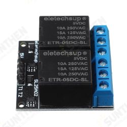 2 Channel 5V Bistable Self-locking Relay Module Button MCU Low-level Control Switch Board 2 Channel 5V Bistable Self-locking Relay Module Button MCU Low-level Control Switch Board