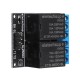 2 Channel 5V Bistable Self-locking Relay Module Button MCU Low-level Control Switch Board