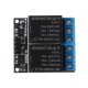 2 Channel 5V Bistable Self-locking Relay Module Button MCU Low-level Control Switch Board