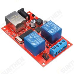 2-way Ethernet Relay Network Switch Delay TCPUDP Module Controller WeChat Cloud Remote Control 2-way Ethernet Relay Network Switch Delay TCPUDP Module Controller WeChat Cloud Remote Control