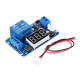 24V Trigger Time Delay Relay Module with LED Digital Display 0-999s 0-999min 0-999H Work-delay/Delay-work