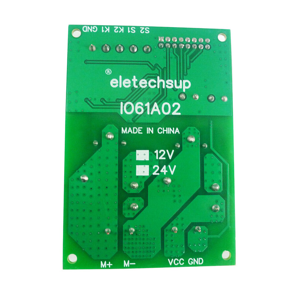 DC 12V/24V Motor Controller Relay Board – Forward/Reverse With Limit Switches – Start/Stop