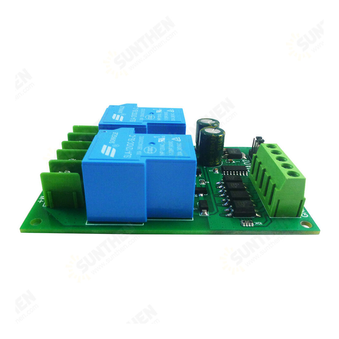 30A 12V 24V DC Motor Controller Relay Board Forward Reverse Control ...