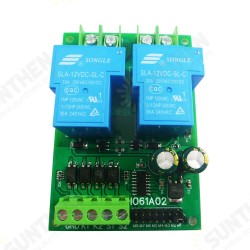 30A 12V 24V DC Motor Controller Relay Board Forward Reverse Control Limit Start Stop Switch for Garage Door Crane Elevator 30A 12V 24V DC Motor Controller Relay Board Forward Reverse Control Limit Start Stop Switch for Garage Door Crane Elevator