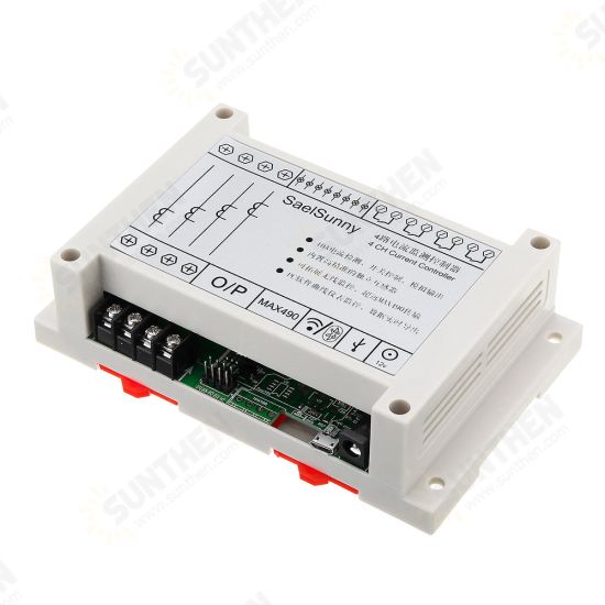 4 Channel 4CH Current Controller Switch Control Monitoring Relay Module for Arduino - products that work with official Arduino boards