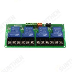 4 Channel Relay Module 30A with Optocoupler Isolation Supports High and Low Triger Trigger DC 5V Relay Board 4 Channel Relay Module 30A with Optocoupler Isolation Supports High and Low Triger Trigger DC 5V Relay Board