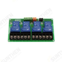 4 Channel Relay Module 30A with Optocoupler Isolation Supports High and Low Triger Trigger DC 5V Relay Board 4 Channel Relay Module 30A with Optocoupler Isolation Supports High and Low Triger Trigger DC 5V Relay Board