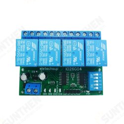 4CH Multifunction Delay Relay Module Flip-Flop Bistable Self-locking Interlock Power Conditioner Audio Device Power Up 4CH Multifunction Delay Relay Module Flip-Flop Bistable Self-locking Interlock Power Conditioner Audio Device Power Up