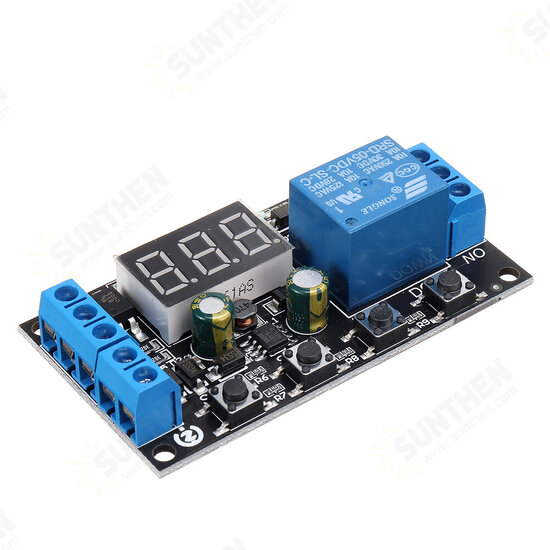 5Pcs ZK-TD2 5V 12V 24V Time Delay Relay Module Trigger Cycle Timing Industrial Anti-overshoot Timer Relay