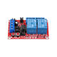 5V 2 Channel Button Self-locking Interlock Three-selection One Relay Module High and Low Level Trigger with Sw