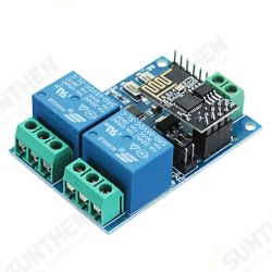 5V ESP8266 Dual WiFi Relay Module Internet Of Things Smart Home Mobile APP Remote Switch 5V ESP8266 Dual WiFi Relay Module Internet Of Things Smart Home Mobile APP Remote Switch