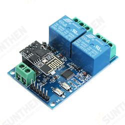 5V ESP8266 Dual WiFi Relay Module Internet Of Things Smart Home Mobile APP Remote Switch 5V ESP8266 Dual WiFi Relay Module Internet Of Things Smart Home Mobile APP Remote Switch