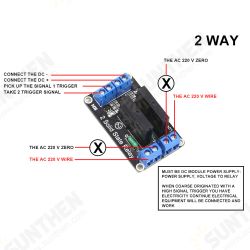 5V Relay 2 Channel SSR Low Level Solid State Relay Module 250V 2A with Fuse 5V Relay 2 Channel SSR Low Level Solid State Relay Module 250V 2A with Fuse