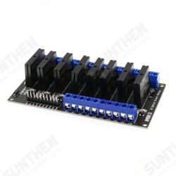 5V Relay 8 Channel SSR Low Level Solid State Relay Module 250V 2A with Fuse 5V Relay 8 Channel SSR Low Level Solid State Relay Module 250V 2A with Fuse