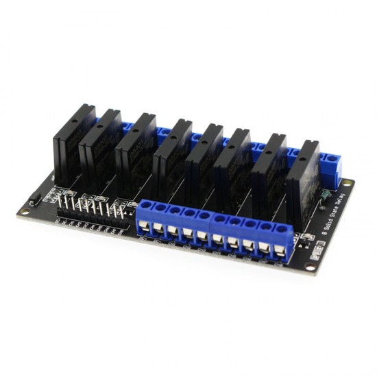 5V Relay 8 Channel SSR Low Level Solid State Relay Module 250V 2A with Fuse