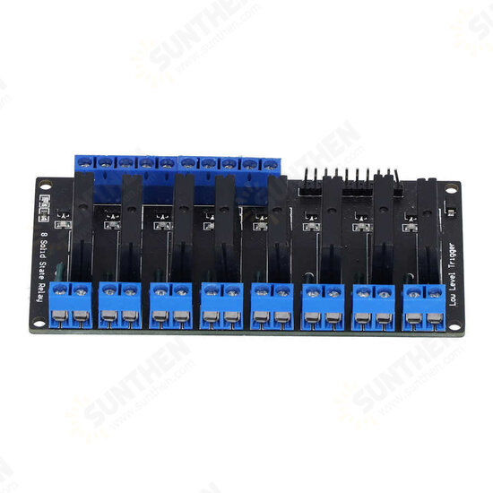 5V Relay 8 Channel SSR Low Level Solid State Relay Module 250V 2A with Fuse