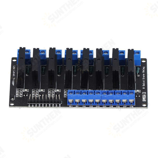 5V Relay 8 Channel SSR Low Level Solid State Relay Module 250V 2A with Fuse