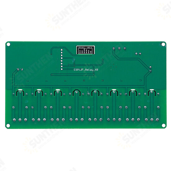 5V/7-28V Power Supply 8 Channel ESP8266 WIFI 8-way Relay Module ESP-12F Development Board Secondary Development Board