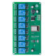 5V/7-28V Power Supply 8 Channel ESP8266 WIFI 8-way Relay Module ESP-12F Development Board Secondary Development Board