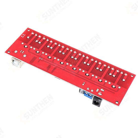 8 Channel 24V HID Driverless USB Relay USB Control Switch Computer Control Switch PC Intelligent Control Relay Module