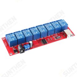 8 Channel 24V HID Driverless USB Relay USB Control Switch Computer Control Switch PC Intelligent Control Relay Module 8 Channel 24V HID Driverless USB Relay USB Control Switch Computer Control Switch PC Intelligent Control Relay Module