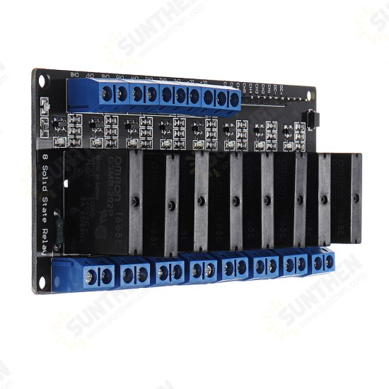 8 Channel DC 12V Relay Module Solid State High and low Level Trigger 240V2A