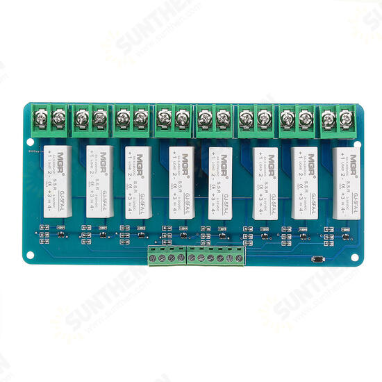 8 Channel Solid State High Power 3-5VDC 5A Relay Module for Arduino - products that work with official Arduino boards