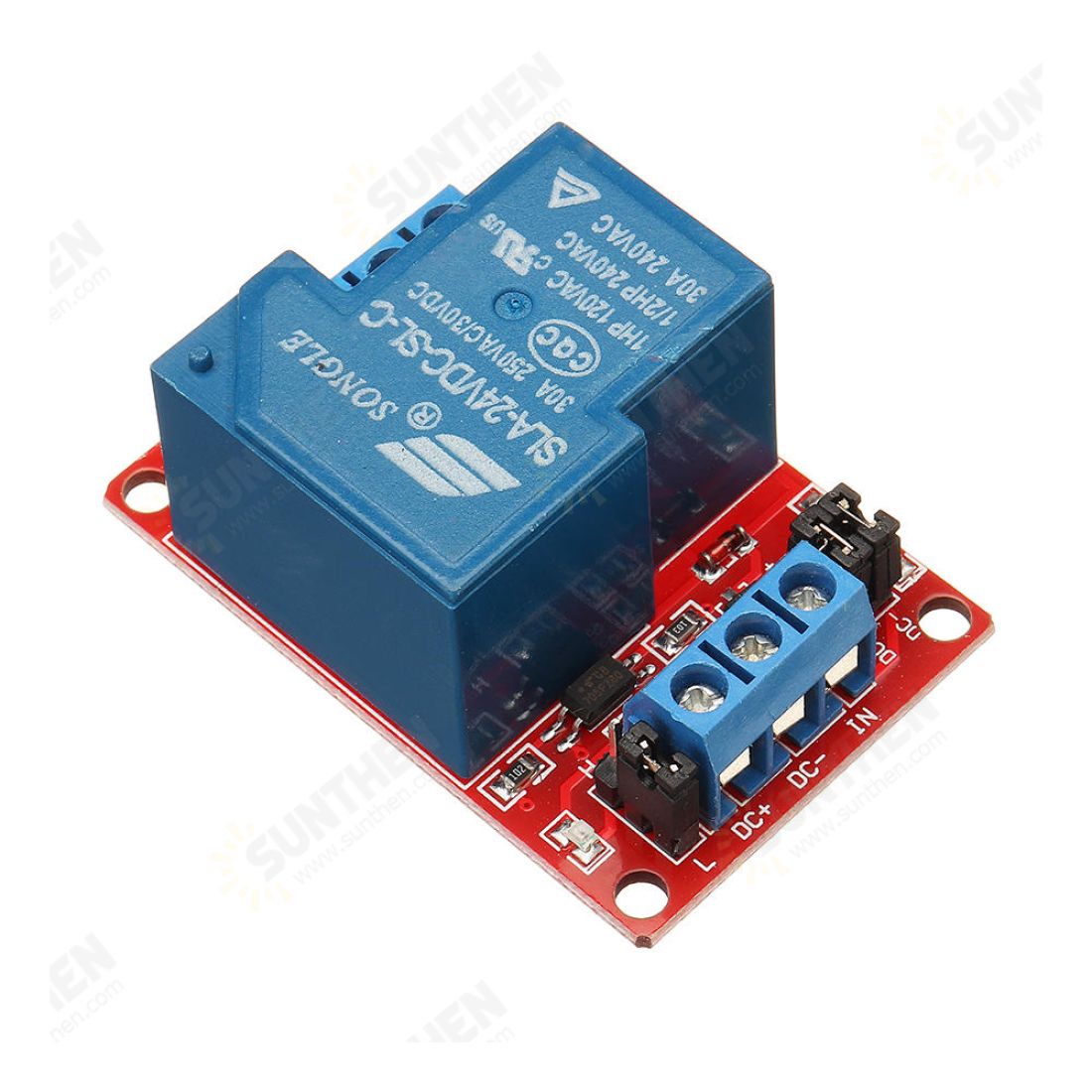 1 Channel 24V Relay Module 30A With Optocoupler Isolation Support High ...