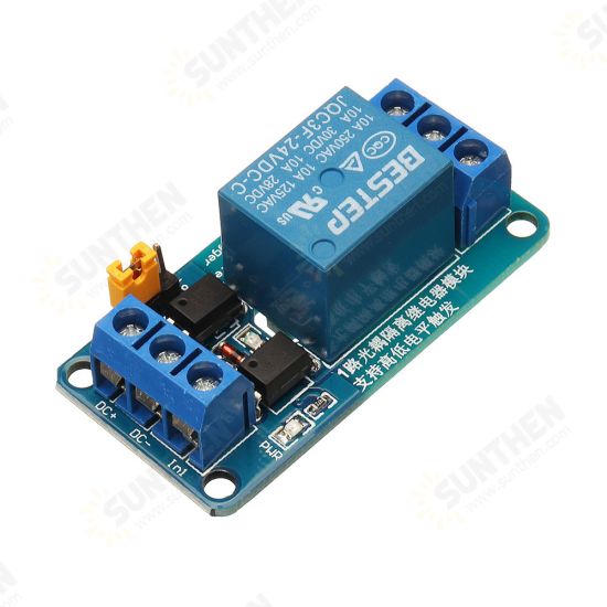 1 Channel 24V Relay Module High And Low Level Trigger For