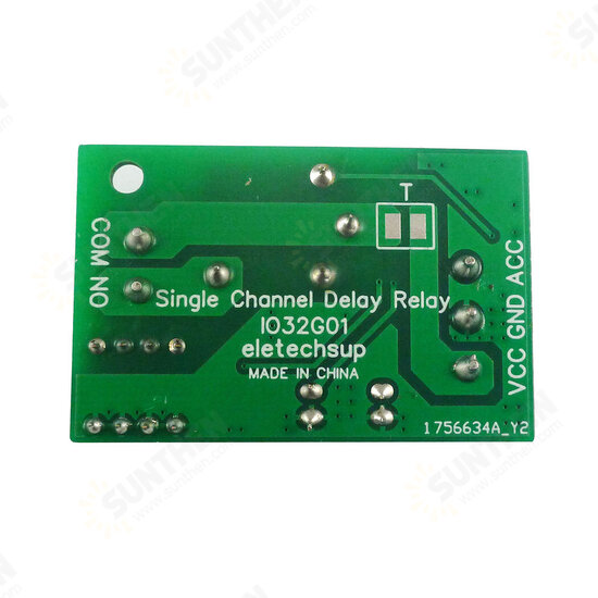 DC 12V Car ACC Trigger Delay Power-off Switch Relay Module for Car Door Sensor Driving Recorder Stereo Ambient Light Delay OFF