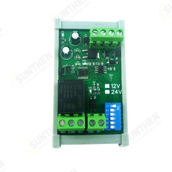 DC 24V 1-8Ch Digital Switch DiDo Multifunction RS485 PLC IO Expanding Board Standard Modbus RTU Relay Module