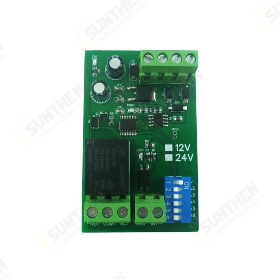 DC 24V 1-8Ch Digital Switch DiDo Multifunction RS485 PLC IO Expanding Board Standard Modbus RTU Relay Module