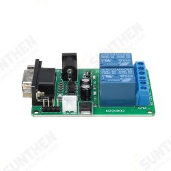 DC 5V 7.5V 9V 2Ch RS232 Relay Board Remote Control USB PC UART COM Serial Port DC 5V 7.5V 9V 2Ch RS232 Relay Board Remote Control USB PC UART COM Serial Port
