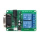 DC 5V 7.5V 9V 2Ch RS232 Relay Board Remote Control USB PC UART COM Serial Port