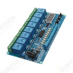 DC 8V To 36V Industrial Grade 8 Channel Multi-function Relay Module Wide Voltage Supply Module DC 8V To 36V Industrial Grade 8 Channel Multi-function Relay Module Wide Voltage Supply Module