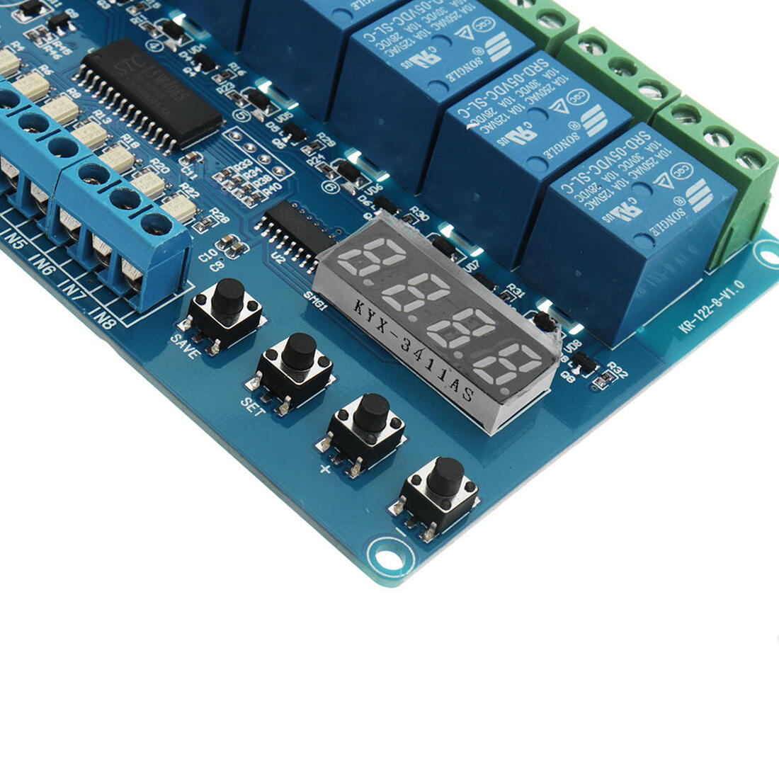 Multi Function Relay DC 8V To 36V Industrial Grade 8 Channel Multi-function Relay Module ...
