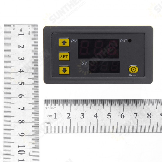 DC12V / AC110V-220V Digital Display Time Relay Automation Delay Timer Control Switch Relay Module DC12V / AC110V-220V Digital Display Time Relay Automation Delay Timer Control Switch Relay Module